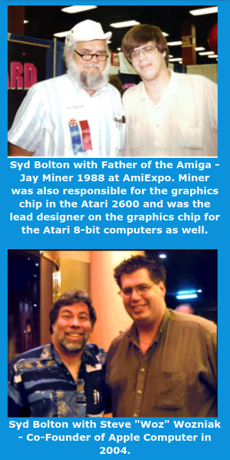 Syd Bolton with Jay Miner at AmiExpo in 1988